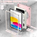 Pancerne Etui Obudowa z Uchwytem do iPad 10.9 2022 różowe