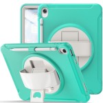 Pancerne Etui Obudowa z Uchwytem do iPad 10.9 2022 miętowe