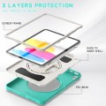 Pancerne Etui Obudowa z Uchwytem do iPad 10.9 2022 miętowe