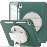 Pancerne Etui Obudowa z Uchwytem do iPad 10.9 2022 zielone szmaragdowe
