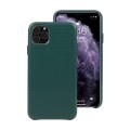 Skórzane Etui Plecki Obudowa do iPhone 11 Pro Max zielone