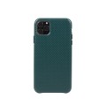 Skórzane Etui Plecki Obudowa do iPhone 11 Pro Max zielone