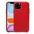 Skórzane Etui Plecki Obudowa do iPhone 11 Pro Max czerwone