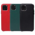 Skórzane Etui Plecki Obudowa do iPhone 11 Pro Max czerwone