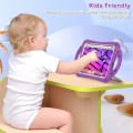 Fioletowe Pancerne Etui dla dzieci z Uchwytem Paskiem do iPad Mini 6