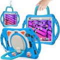 Niebieskie Pancerne Etui Dla Dzieci z Uchwytem Paskiem do iPad Mini 6