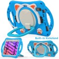 Niebieskie Pancerne Etui Dla Dzieci z Uchwytem Paskiem do iPad Mini 6