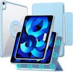 Magnetyczny Smart Case Etui Pokrowiec do iPad Mini 6 2021 niebieskie