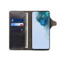 Denior Skórzane Etui Pokrowiec do Samsung Galaxy S20 Ultra czarny