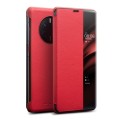 QIALINO Biznesowe Skórzane Etui do Huawei Mate 50 Pro czerwone