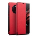 QIALINO Biznesowe Skórzane Etui do Huawei Mate 50 Pro czerwone 