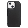 QIALINO Eleganckie Skórzane Etui do iPhone 13 czarne