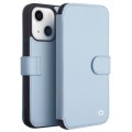 QIALINO Eleganckie Skórzane Etui do iPhone 13 niebieskie