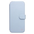 QIALINO Eleganckie Skórzane Etui do iPhone 13 niebieskie