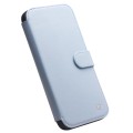 QIALINO Eleganckie Skórzane Etui do iPhone 13 Pro Max niebieskie
