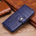 Niebieskie Skórzane Etui Pokrowiec do iPhone 13 mini