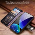 Brązowe Skórzane Etui Pokrowiec do iPhone 13 mini