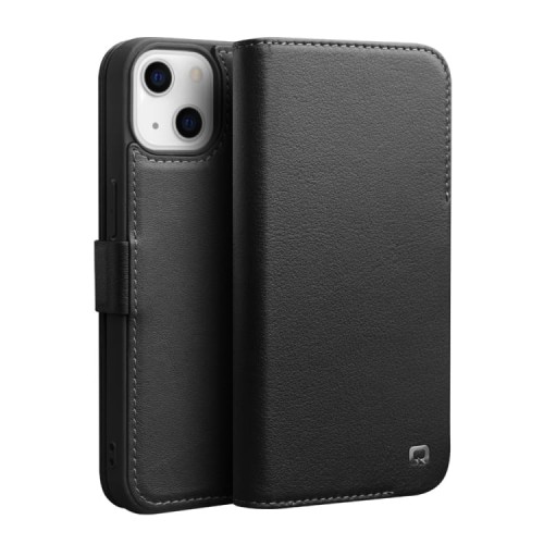 QIALINO Eleganckie Skórzane Etui Pokrowiec do iPhone 13 mini brązowe