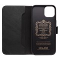 QIALINO Eleganckie Skórzane Etui Pokrowiec do iPhone 13 mini brązowe