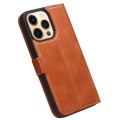 QIALINO Eleganckie Skórzane Etui Pokrowiec do iPhone 13 Pro Max brązowe