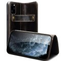 Denior Skórzane Etui Pokrowiec do iPhone 13 Pro Max czarne