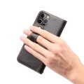 Denior Skórzane Etui Pokrowiec do iPhone 13 Pro Max czarne