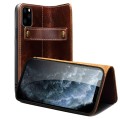 Denior Skórzane Etui Pokrowiec do iPhone 13 Pro Max brązowe