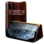 Denior Skórzane Etui Pokrowiec do iPhone 13 Pro brązowe