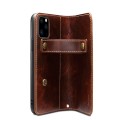 Denior Skórzane Etui Pokrowiec do iPhone 13 Pro brązowe