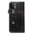 Denior Skórzane Etui Pokrowiec do iPhone 13 czarne