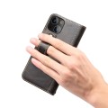 Denior Skórzane Etui Pokrowiec do iPhone 13 czarne