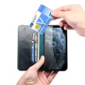 Denior Skórzane Etui Pokrowiec do iPhone 13 niebieskie