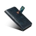 Denior Skórzane Etui Pokrowiec do iPhone 13 niebieskie