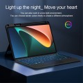 Czarne Etui Podświetlana Klawiatura do Xiaomi Pad 5 / Xiaomi Pad 5 Pro