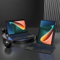 Czarne Etui Podświetlana Klawiatura do Xiaomi Pad 5 / Xiaomi Pad 5 Pro