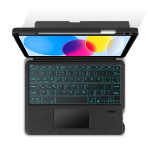 Etui Podświetlana Klawiatura TouchPad do iPad 10 2022 / iPad 11 2025