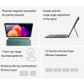 Zielone Oryginalne Etui Klawiatura Touchpad do Lenovo Pad Pro 2022 11.2 cala