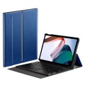 Niebieski Pokrowiec Etui Klawiatura z Touchpad do Xiaomi Redmi Pad