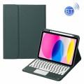 Zielone Etui Bezprzewodowa Klawiatura TouchPad do iPad 10.9 2022