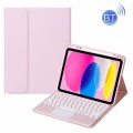 Różowe Etui Bezprzewodowa Klawiatura TouchPad do iPad 10.9 2022