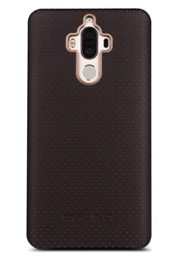 Skórzane Plecki QIALINO do Huawei Mate 9 brązowe