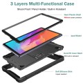 Shockproof Pancerne Etui z Podstawką do Huawei MatePad T 10S czarne