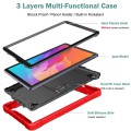 Shockproof Pancerne Etui do Huawei MatePad T 10S czerwone