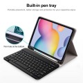 Granatowe Etui Klawiatura do Samsung Galaxy Tab A7 Lite 8.7 T220/T225