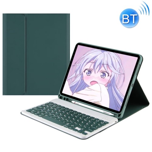 Zielone Etui Klawiatura do Samsung Galaxy Tab A7 Lite 8.7 T220/T225