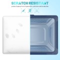 Pancerne Etui Obudowa z funkcją podstawki do Macbook Air 13 M1 A2332 A2179 oraz Macbook Air 2018 A1939 niebieskie