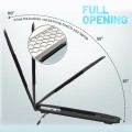 Pancerne Etui Obudowa z funkcją podstawki do Macbook Air 13.6 M2 A2681 czarne