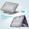 Pancerne Etui Obudowa z funkcją podstawki do Macbook Air 13.6 M2 A2681 szara