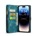 Pokrowiec Portfel CASEME do iPhone 14 Pro Max niebieski