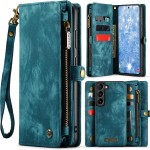 Pokrowiec Portfel CASEME do Samsung Galaxy S23 5G niebieski